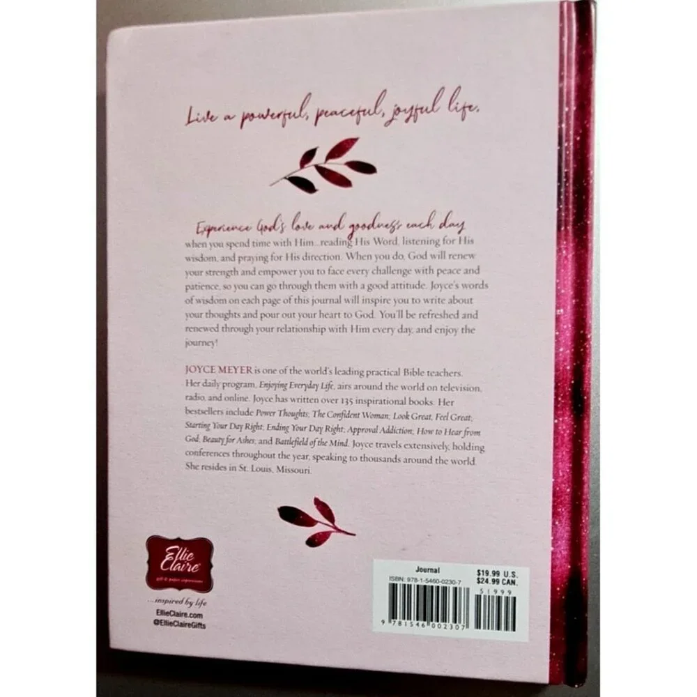 Joyce Meyer Blank Journal 